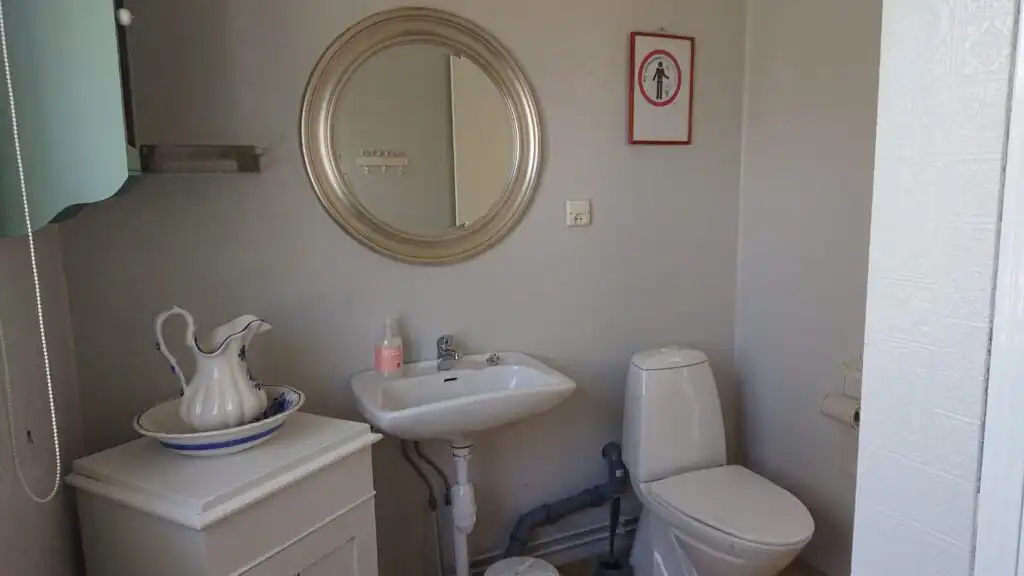Badezimmer im Ferienhaus Hus Rusken in Stockaryd