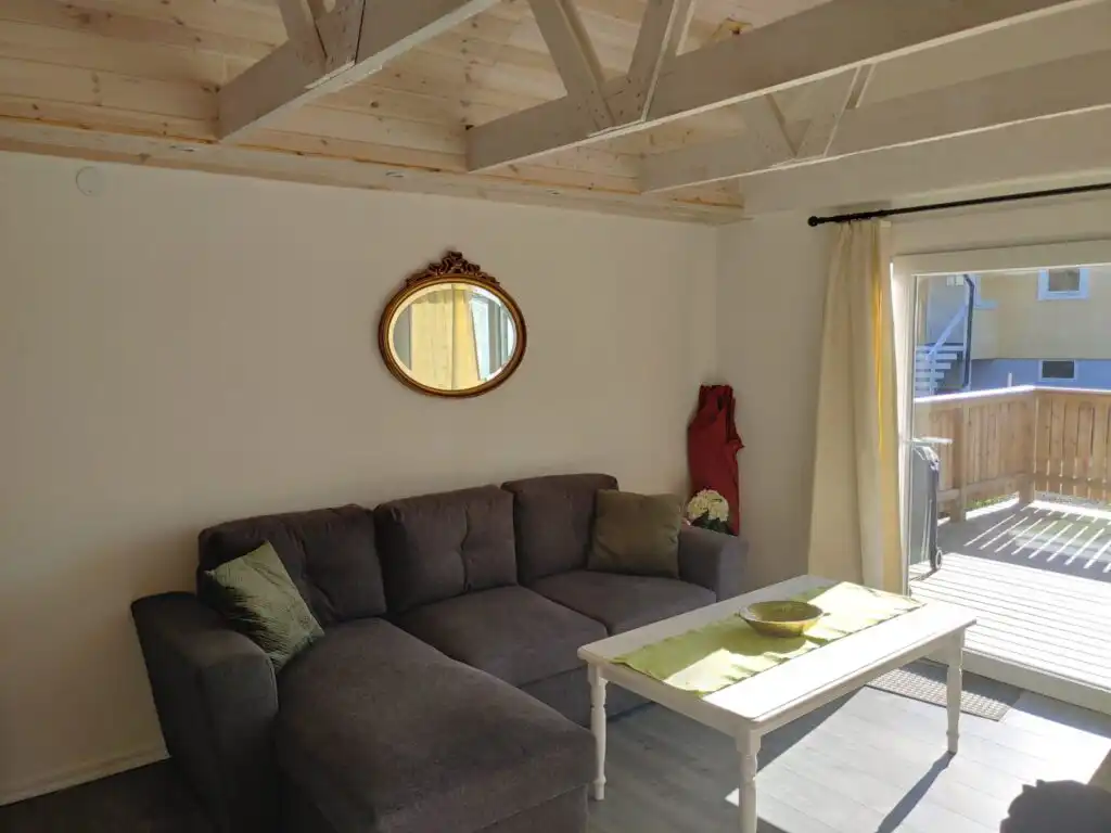 Gemütliches Wohnzimmer im Ferienhaus Hus Rusken in Småland