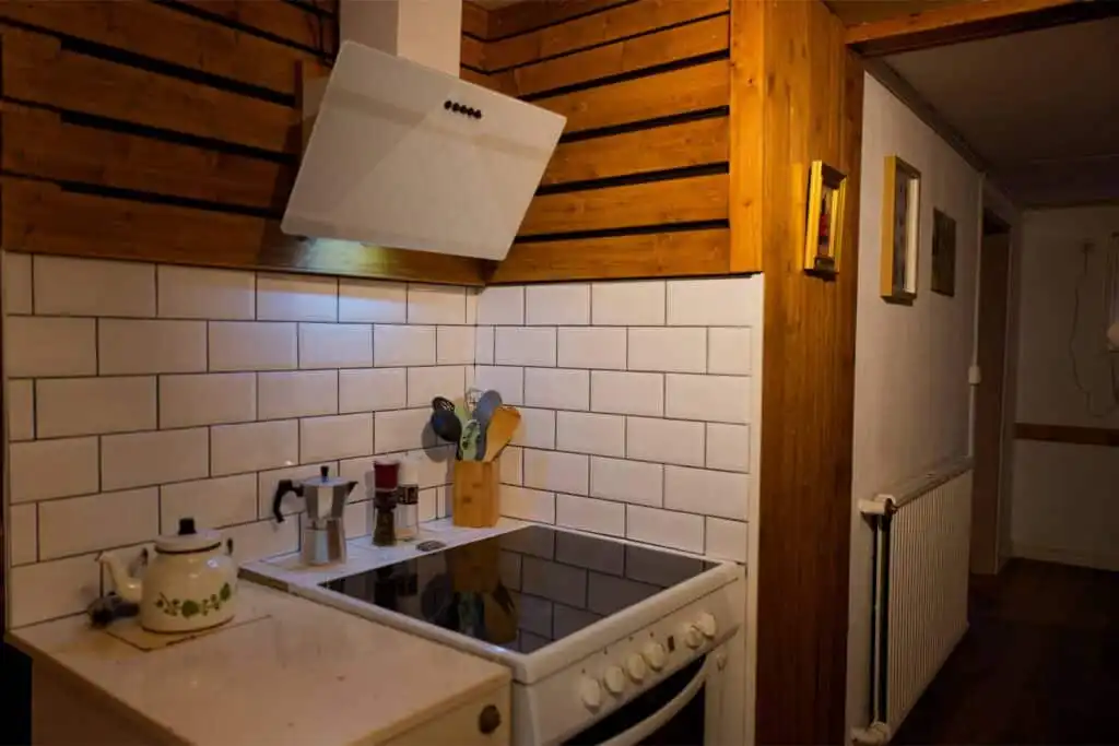 Helle Küche im Ferienhaus Hus Lönnbacka in Eringsboda