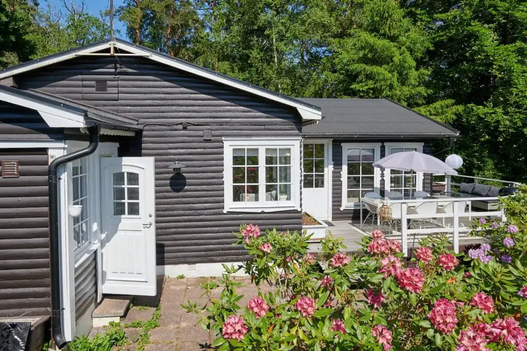 Hauptansicht vom Ferienhaus Peaceful Getaway in Åsljunga – Ferienhaus in Skåne umgeben von Natur