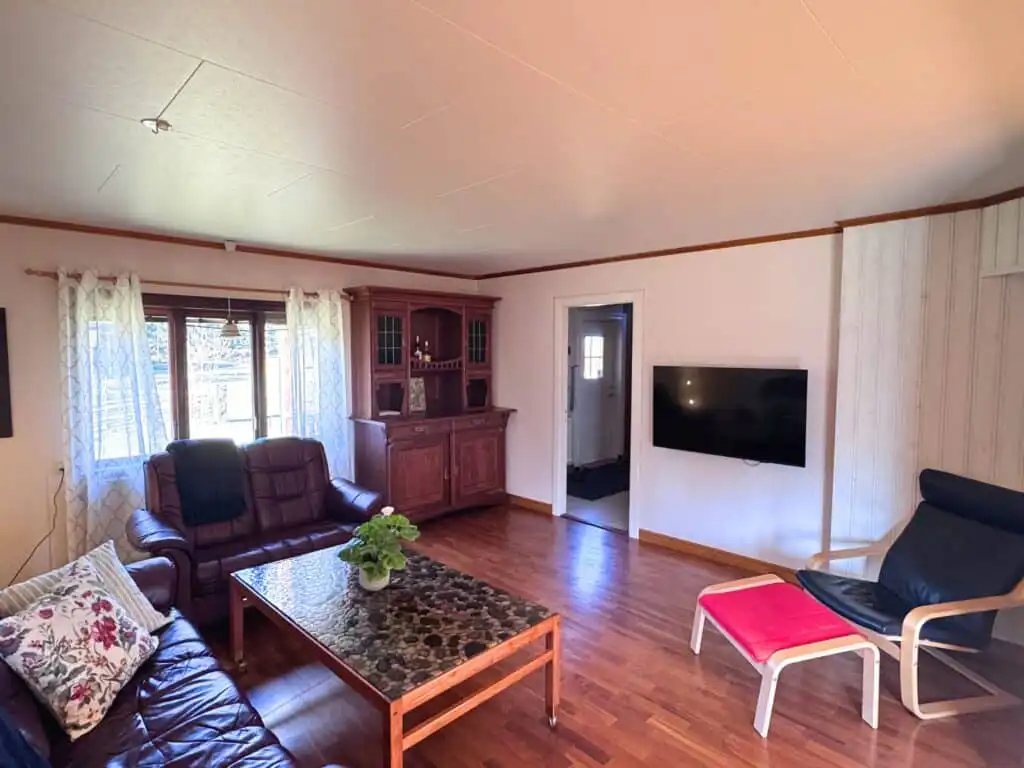 Wohnzimmer im Ferienhaus Stora Hultet nahe Vimmerby in Småland