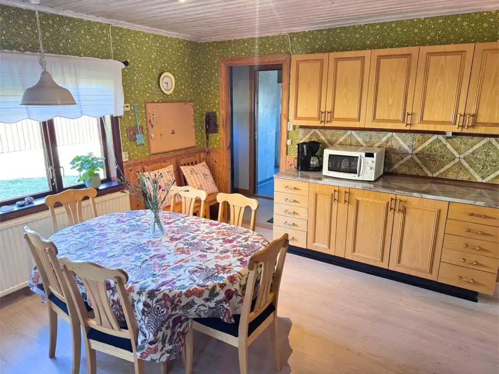 Küche mit Essplatz Ferienhaus Småland