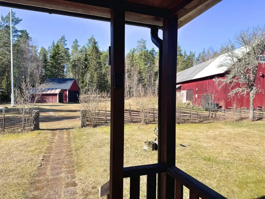 Veranda Ferienhaus Småland Stora Hultet