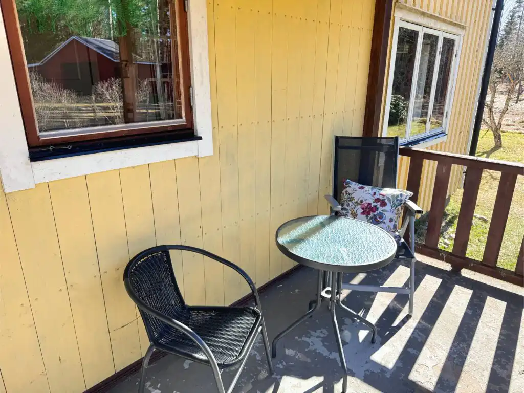 Terrasse Ferienhaus Småland Vimmerby