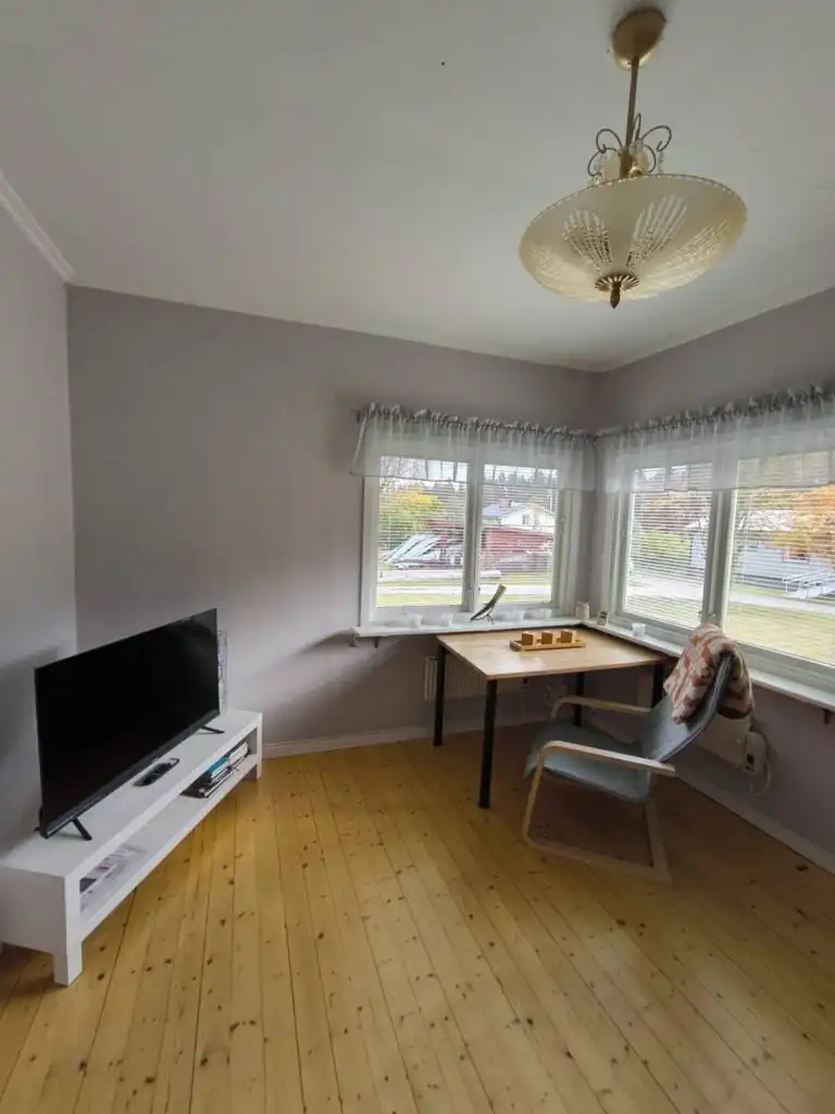 Schlafzimmer Ferienhaus Hammerstrand Jämtland modern eingerichtet