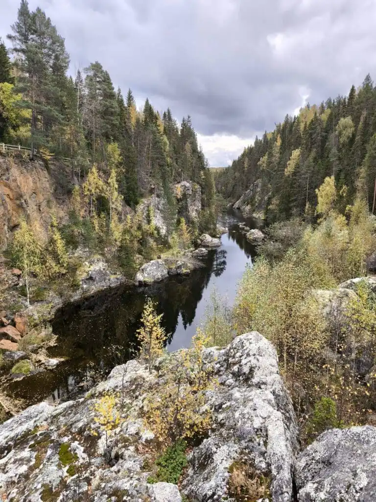 Flusslandschaft Ragundatal Indalsälven Jämtland Natur Schweden