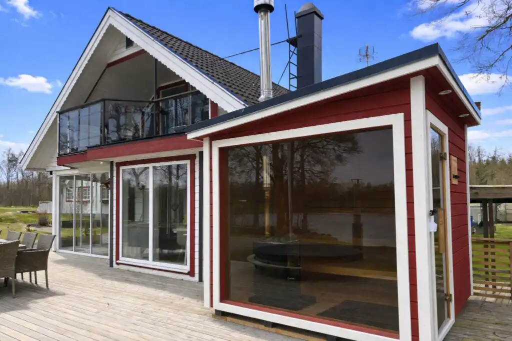 Sauna mit Seeblick Villa Seeblick