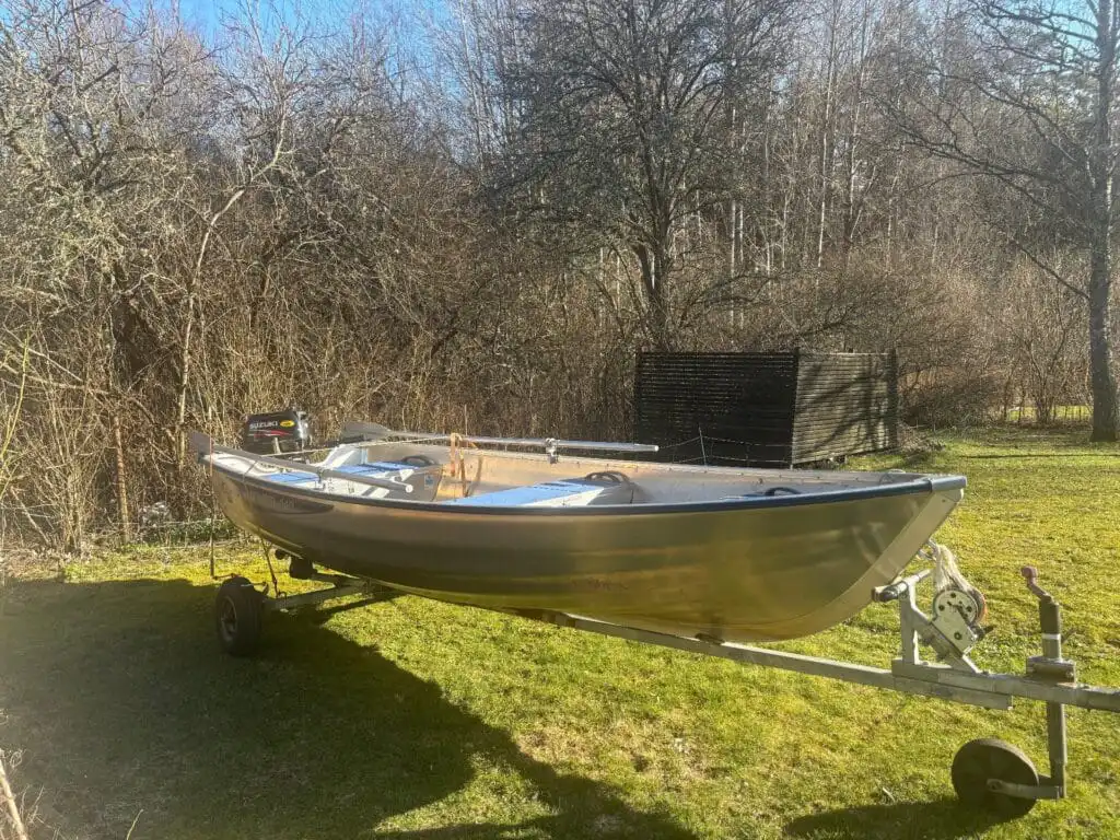 Ruderboot für den See nahe Ferienhaus Ryd in Småland