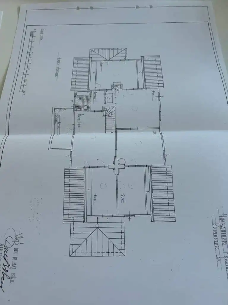Grundriss Seegut Hovmantorp 1. Etage