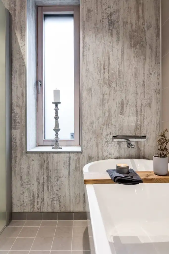 Modernes Waschbecken im skandinavischen Design Ferienhaus CIRCUITUS