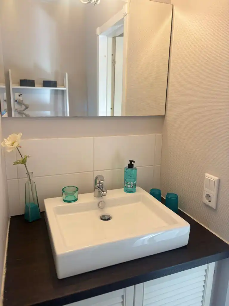 Waschbereich im modernisierten Badezimmer