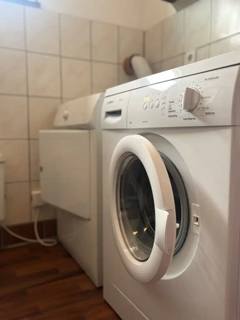 Waschmaschine für längere Aufenthalte im Ferienhaus