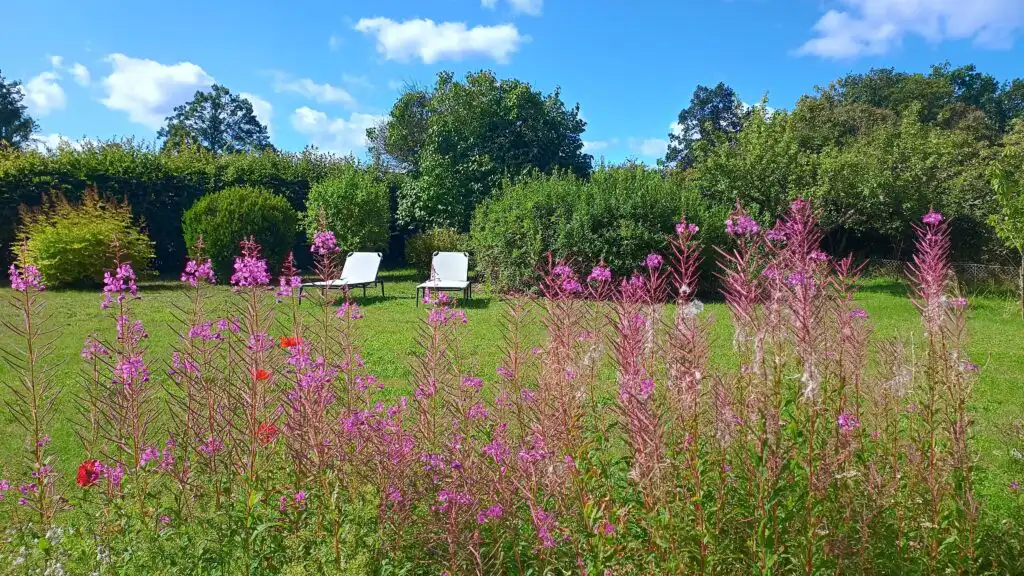 Blühender Garten, Villa Emma in Alsterbro, Småland
