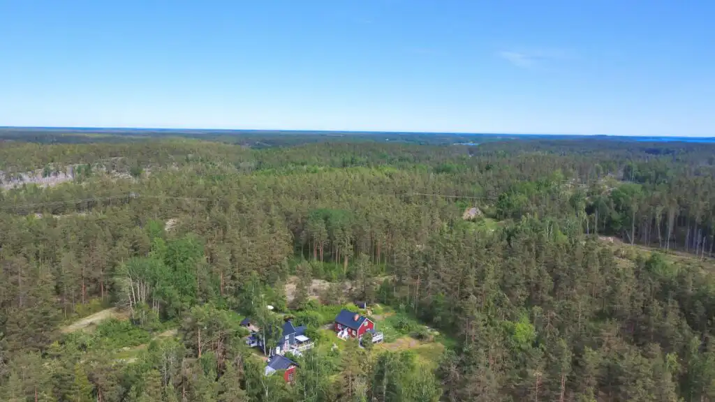 Villa Clara in Alleinlage nahe Blankaholm an der Ostküste Smålands