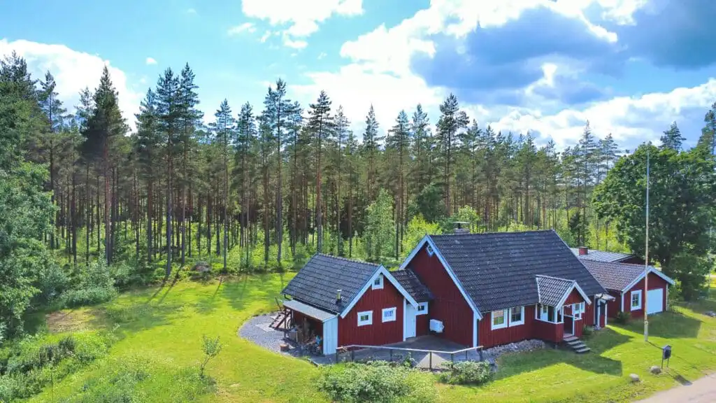 Villa Yasjö in ruhiger Waldlage nahe dem See Yasjön in Blekinge