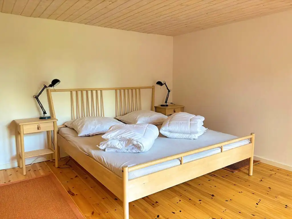 Gemütliches Schlafzimmer für Familien in Villa Yasjö