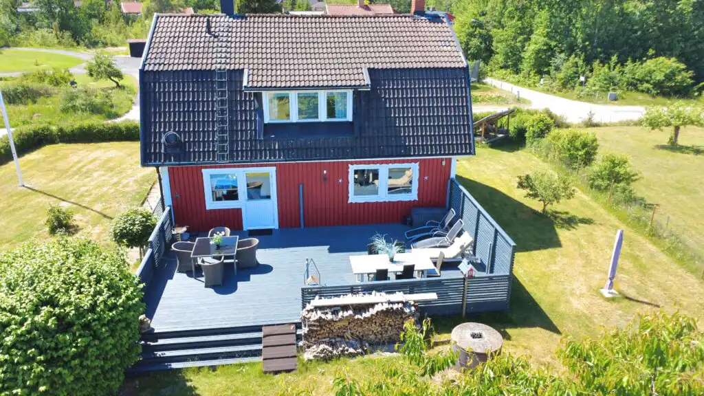 Ferienhaus Villa Saleboda mit separater Stuga am See