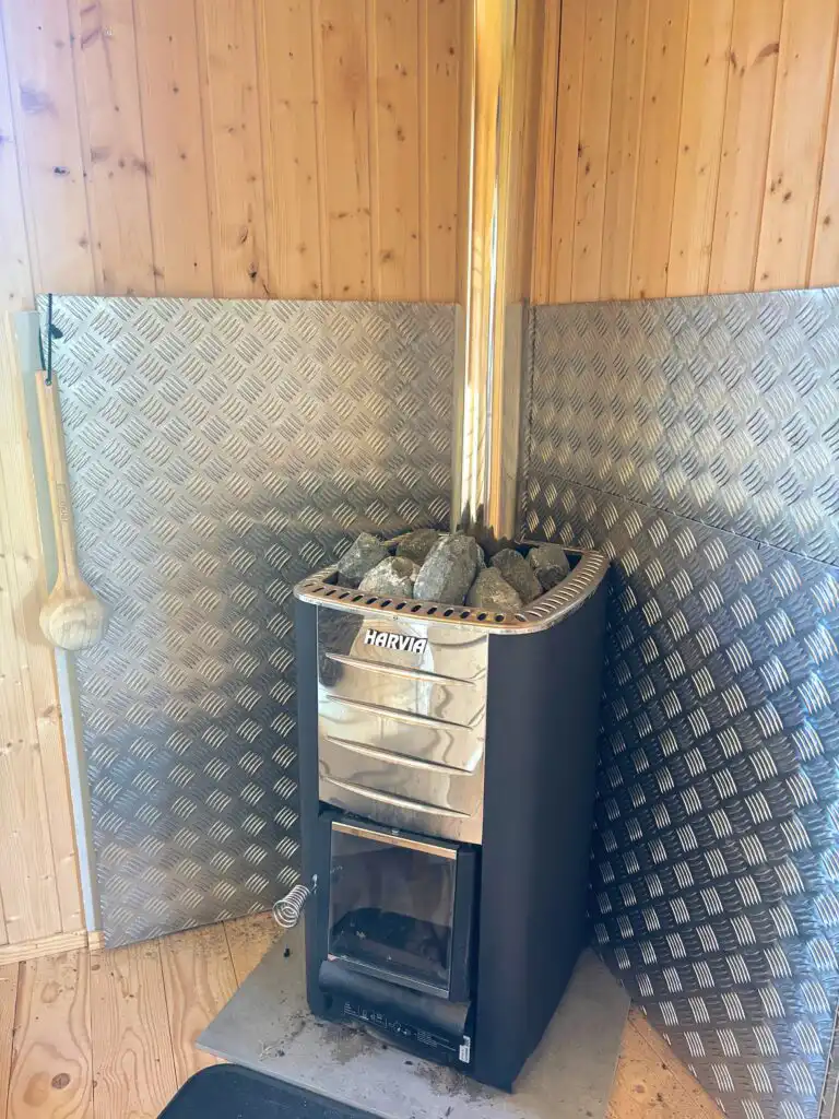Sauna direkt am See in Villa Saleboda in Blekinge