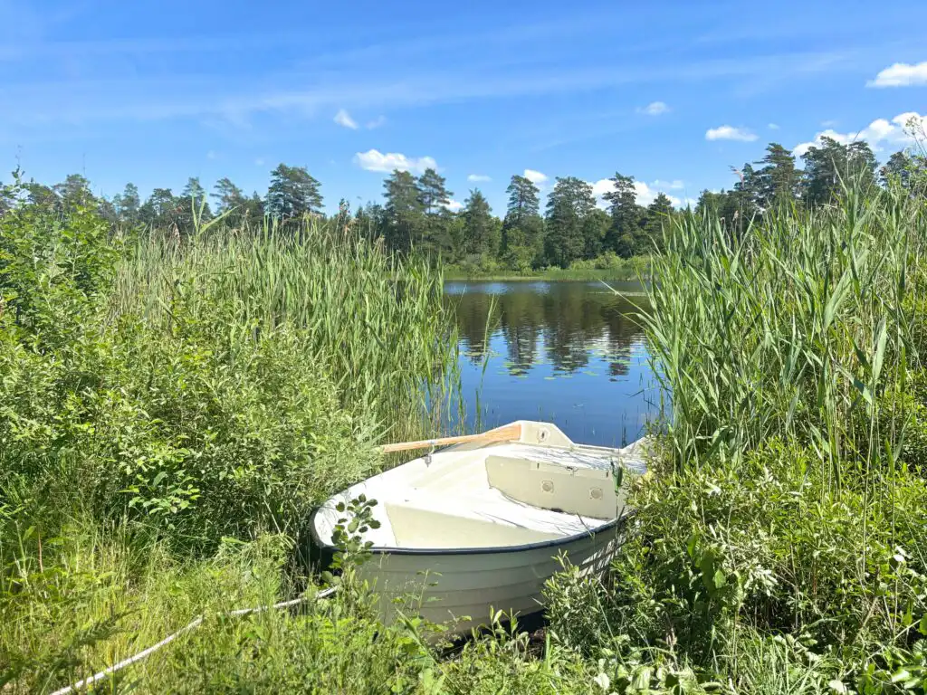 Ruderboot für Villa Saleboda
