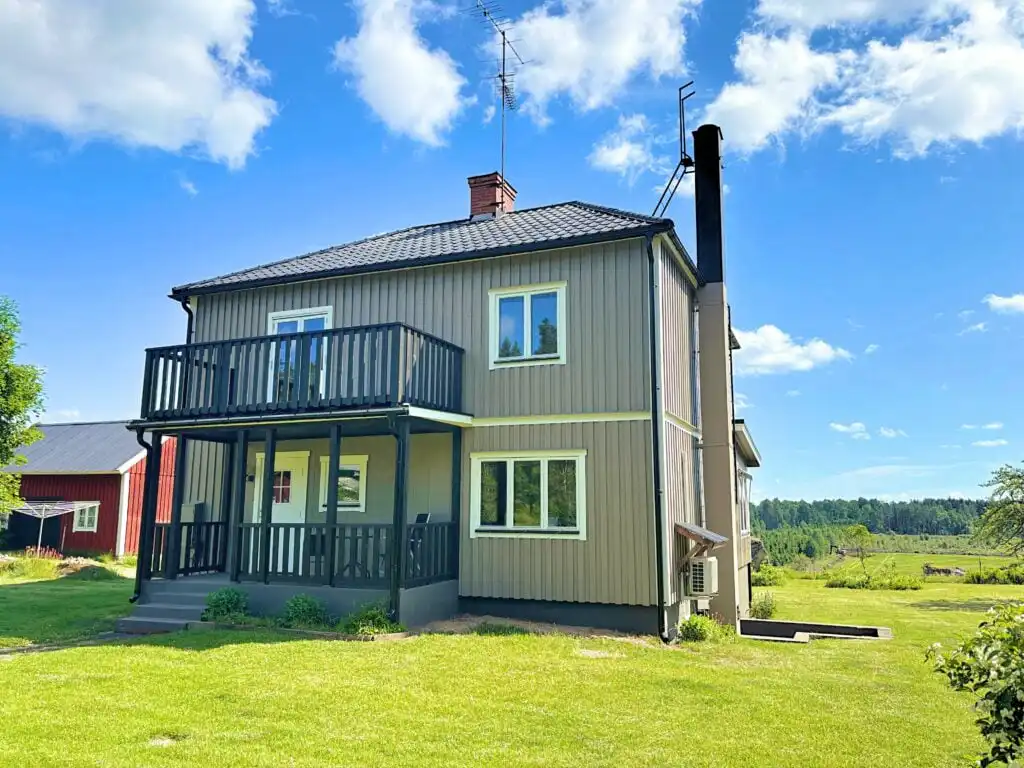 Außenansicht des Ferienhauses Stora Hultet in Småland