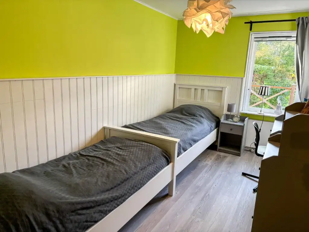 Schlafzimmer im Ferienhaus Hus Thovid in Småland