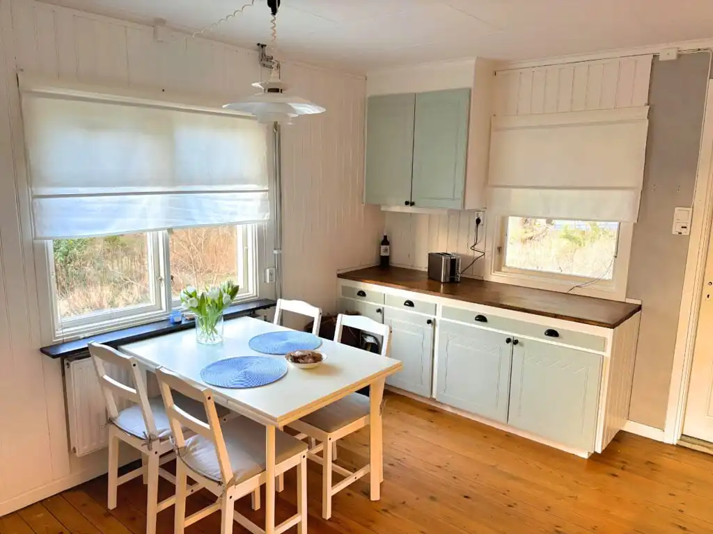 Küche mit Essplatz im Hus Mio in Hultsfred