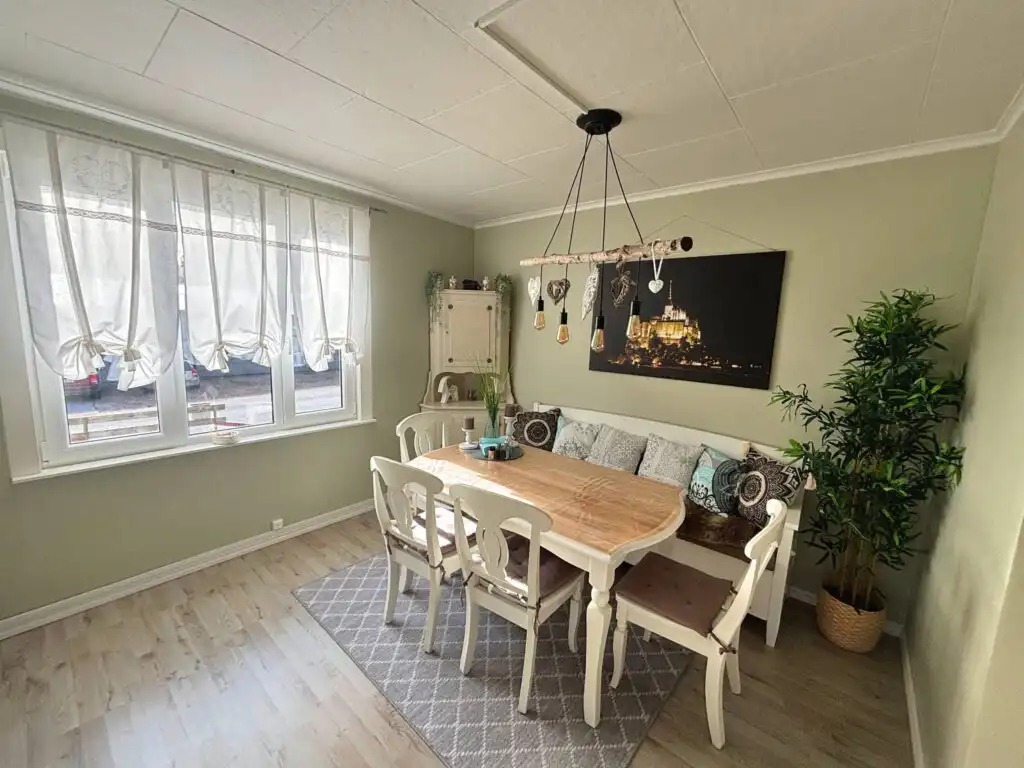 Esszimmer im Ferienhaus beim Michel in Järnforsen – Ferienhaus nahe Astrid Lindgrens Värld