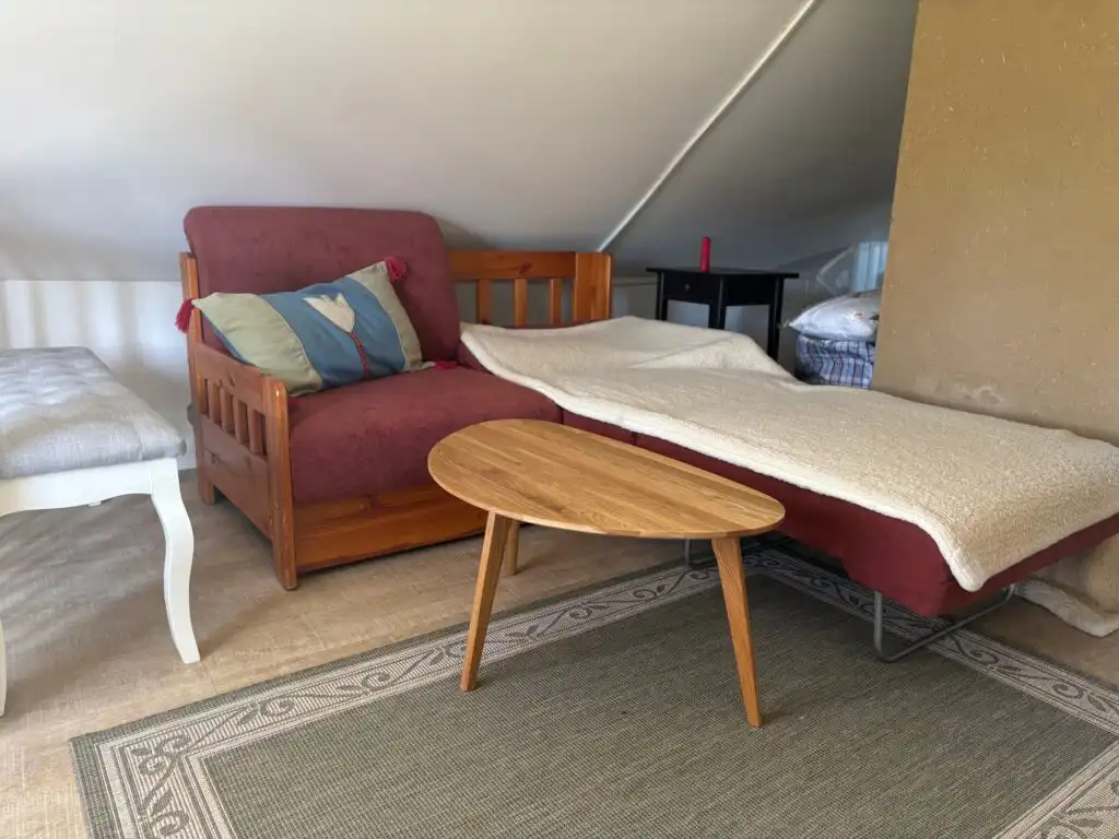 Kinderfreundliches Schlafzimmer im Hus Bockara in Småland