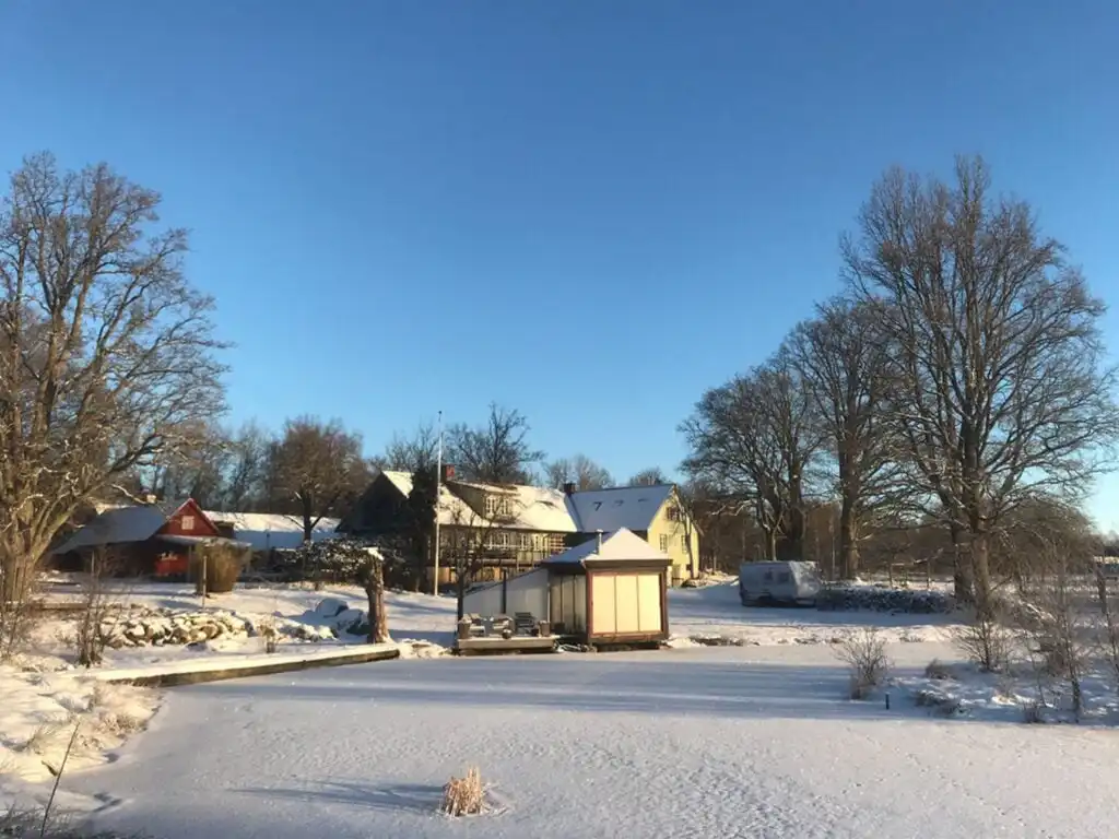 Hofbereich der Farm bei Tyringe