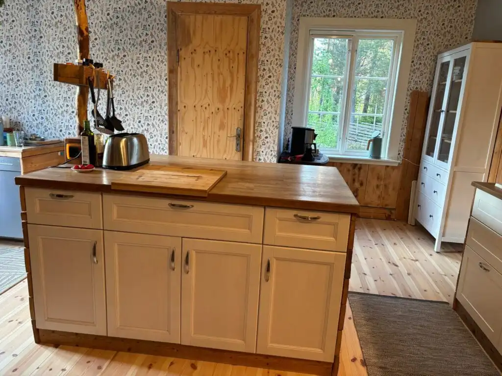 Badezimmer im Ferienhaus Hus Siknäs bei Mora
