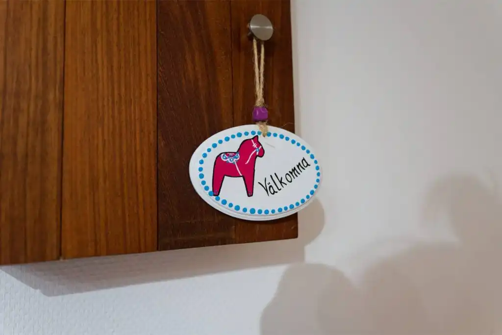 Dekoratives Detail im Hus Lönnbacka in Eringsboda