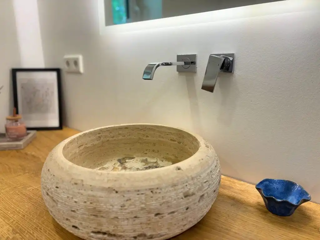 Hochwertiges Badezimmer in der Villa Bergsmåla