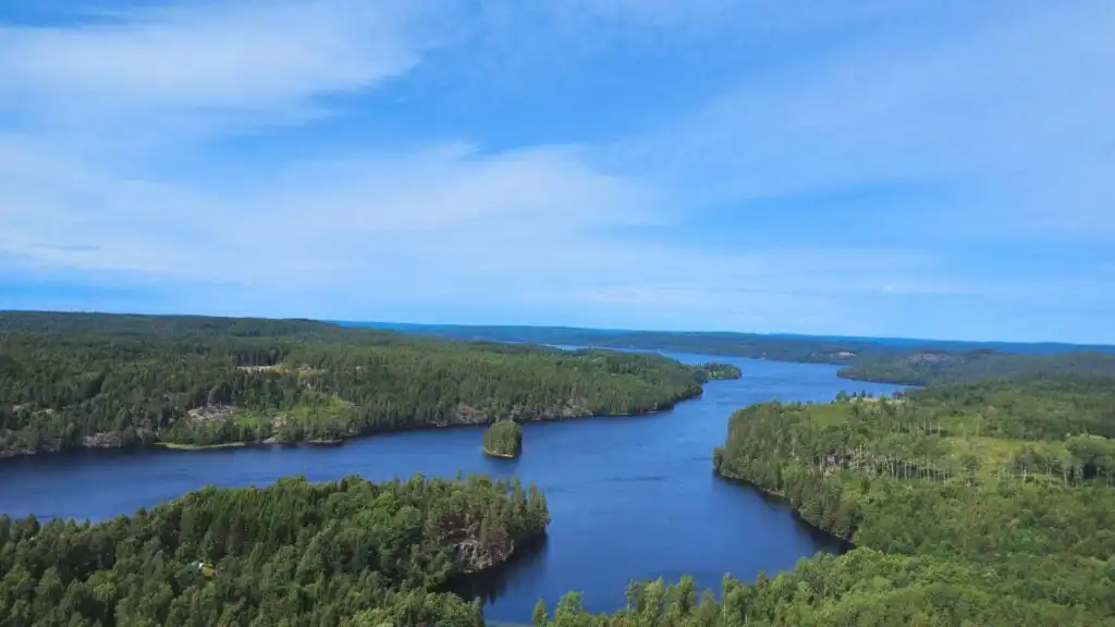 Seen und Wälder im Naturparadies Dalsland nahe Stuga Haget