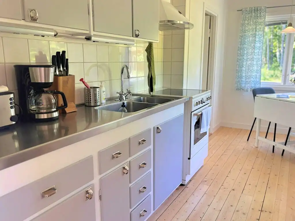 Moderne Küche im Ferienhaus Hus Indalsälven in Jämtland