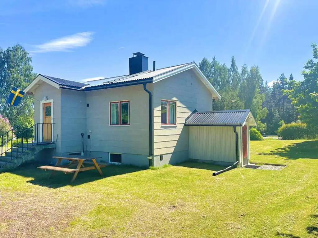 Außenansicht des Ferienhauses Hus Indalsälven in Krångede