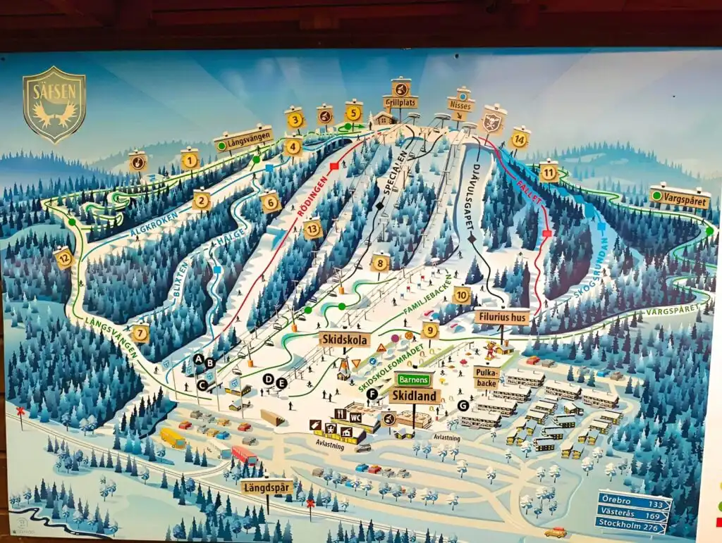 Säfsen Resort – Familienskigebiet nahe Hus Fee in Dalarna