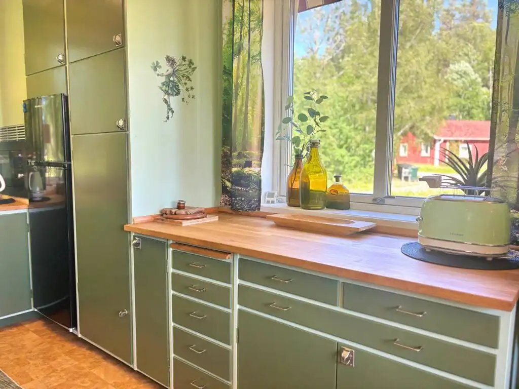 Landhausküche im Ferienhaus Hus Fee in Dalarna