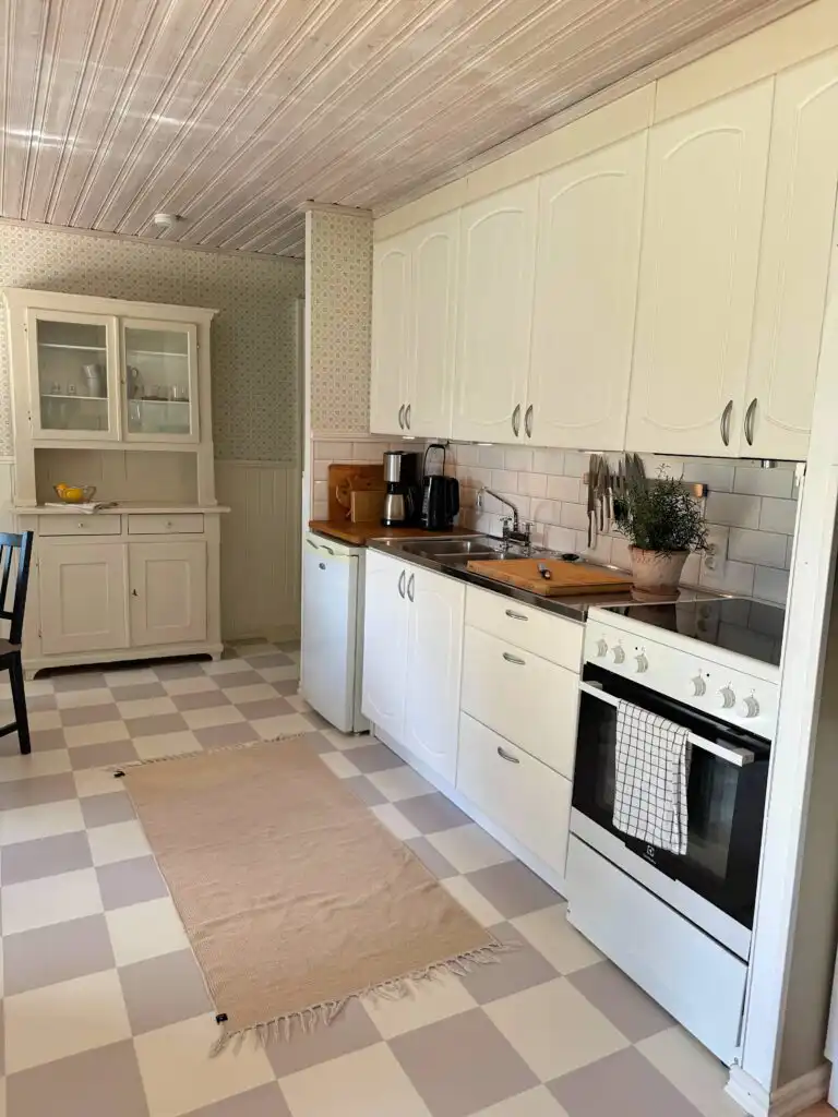 Offene Küche im Ferienhaus Hus Bjöksjöblick in Bergslagen