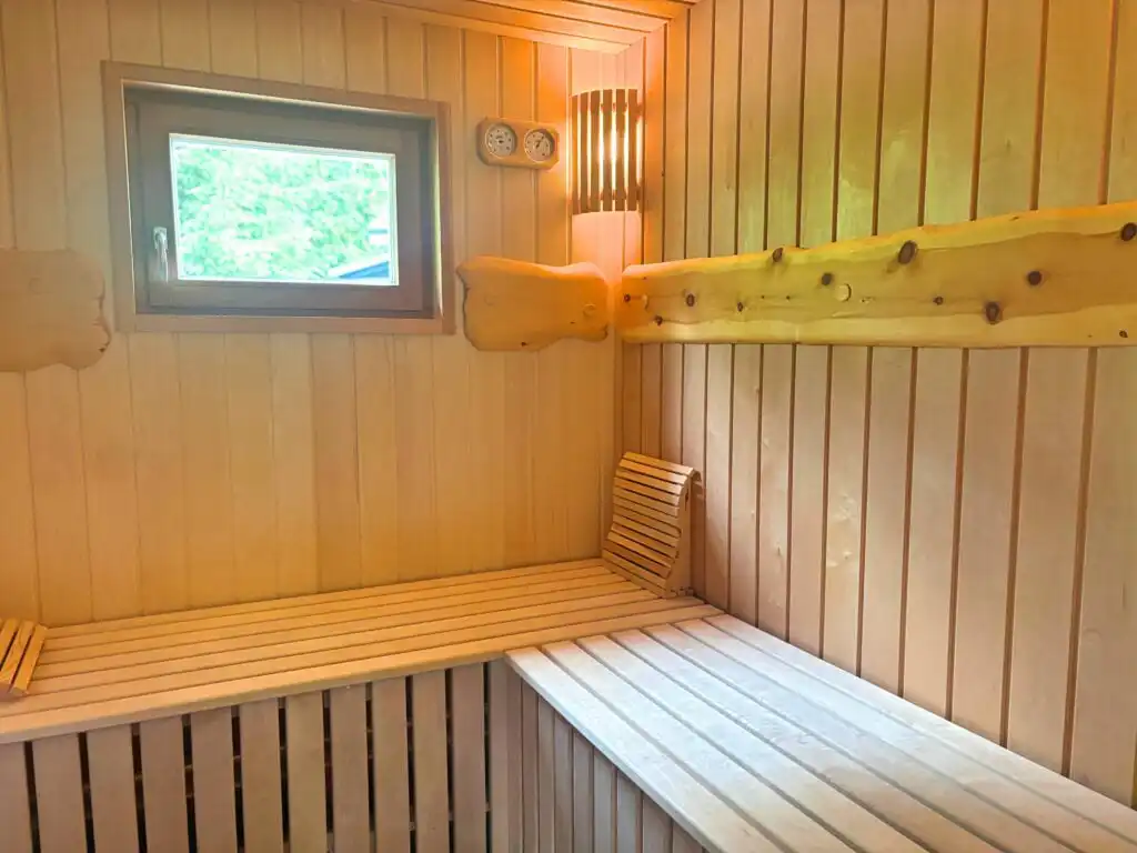 Finnische Sauna im Ferienhaus Fjällstugan in Östergötland
