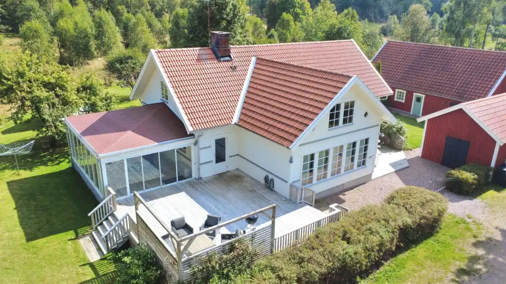 Großes Ferienhaus Linnéagården mit Garten in Småland