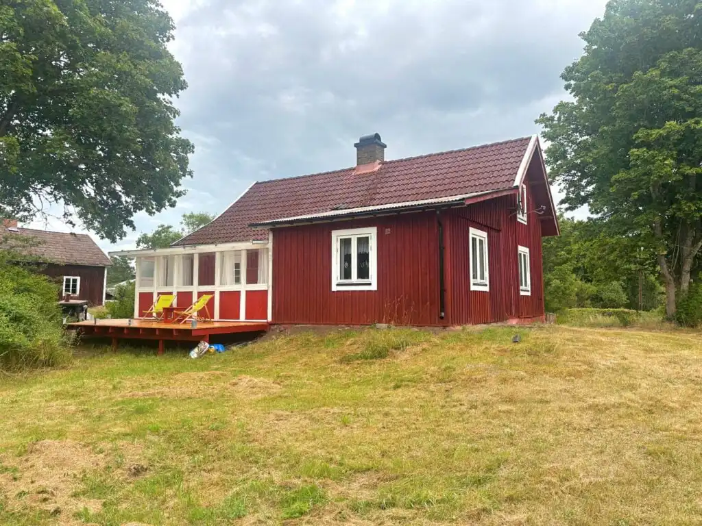 Villa Pelle mit Wintergarten und großem Garten in Fagerhult