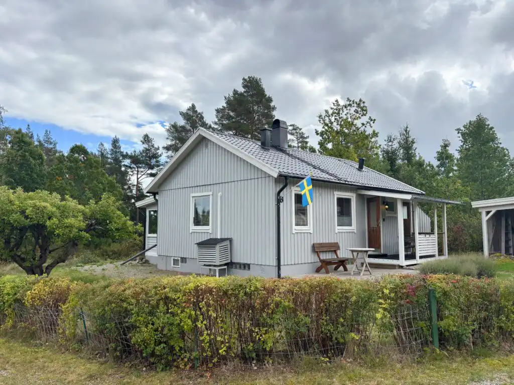 Außenansicht des Ferienhauses Västerlyckan in Blekinge