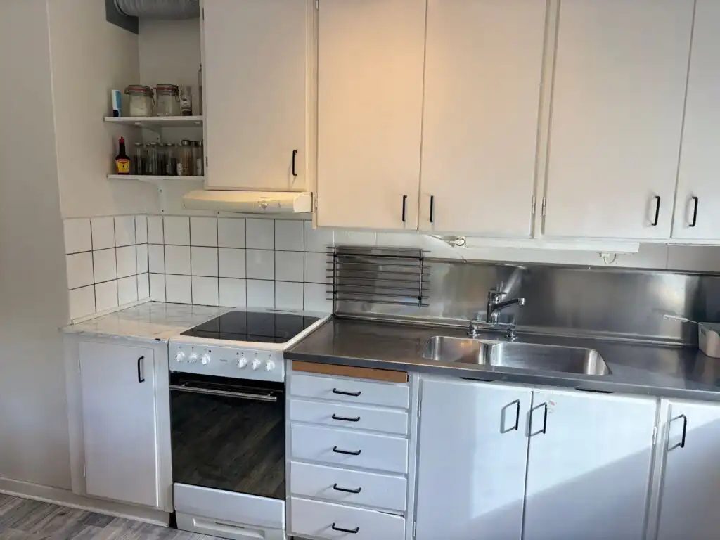 Küche im Ferienhaus Nordic Haven bei Vansbro, Dalarna