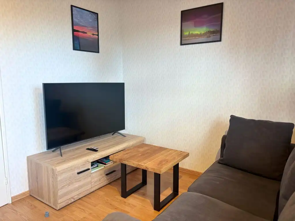 Gemütlicher Wohnbereich der Stuga Långban in Filipstad
